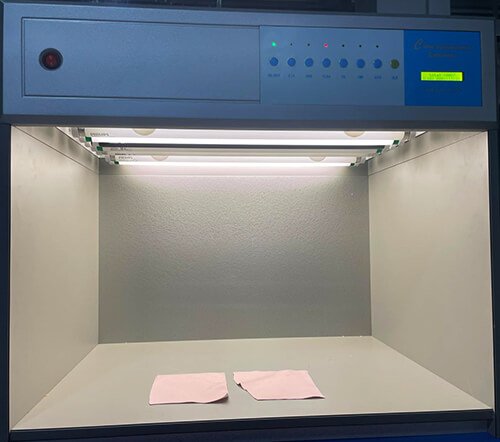 7 color check light box