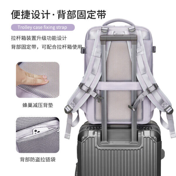 16 inch waterproof laptop backpack fit for travel