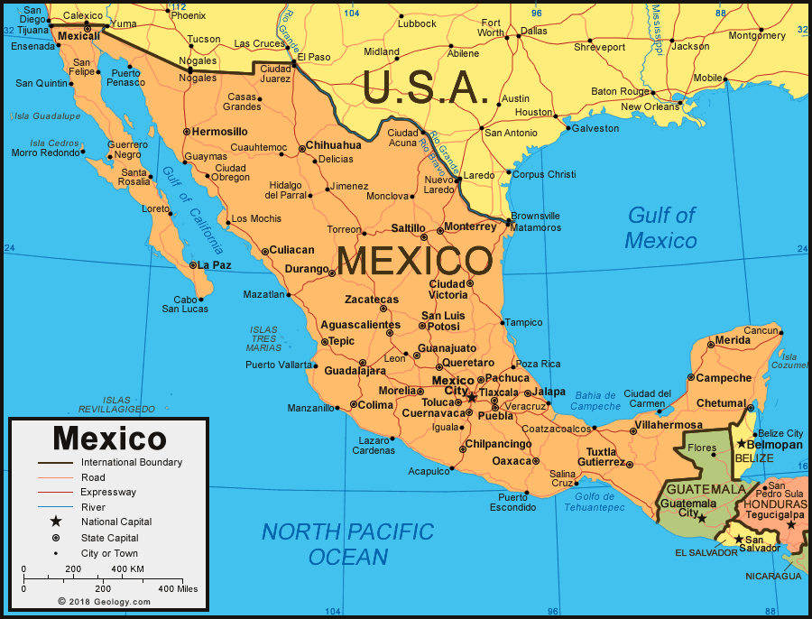 mexico map